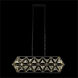 Marcia 5 Light 42 inch Matte Black/French Gold Linear Pendant Ceiling Light