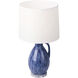 Avesta 22 inch 100.00 watt Apothecary Gray and Blue Lustro Table Lamp Portable Light