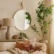Stopwatch 33.25 X 30 inch Gold Accent Wall Mirror, Varaluz Casa