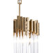 Matrix 3 Light 14 inch Havana Gold Pendant Ceiling Light