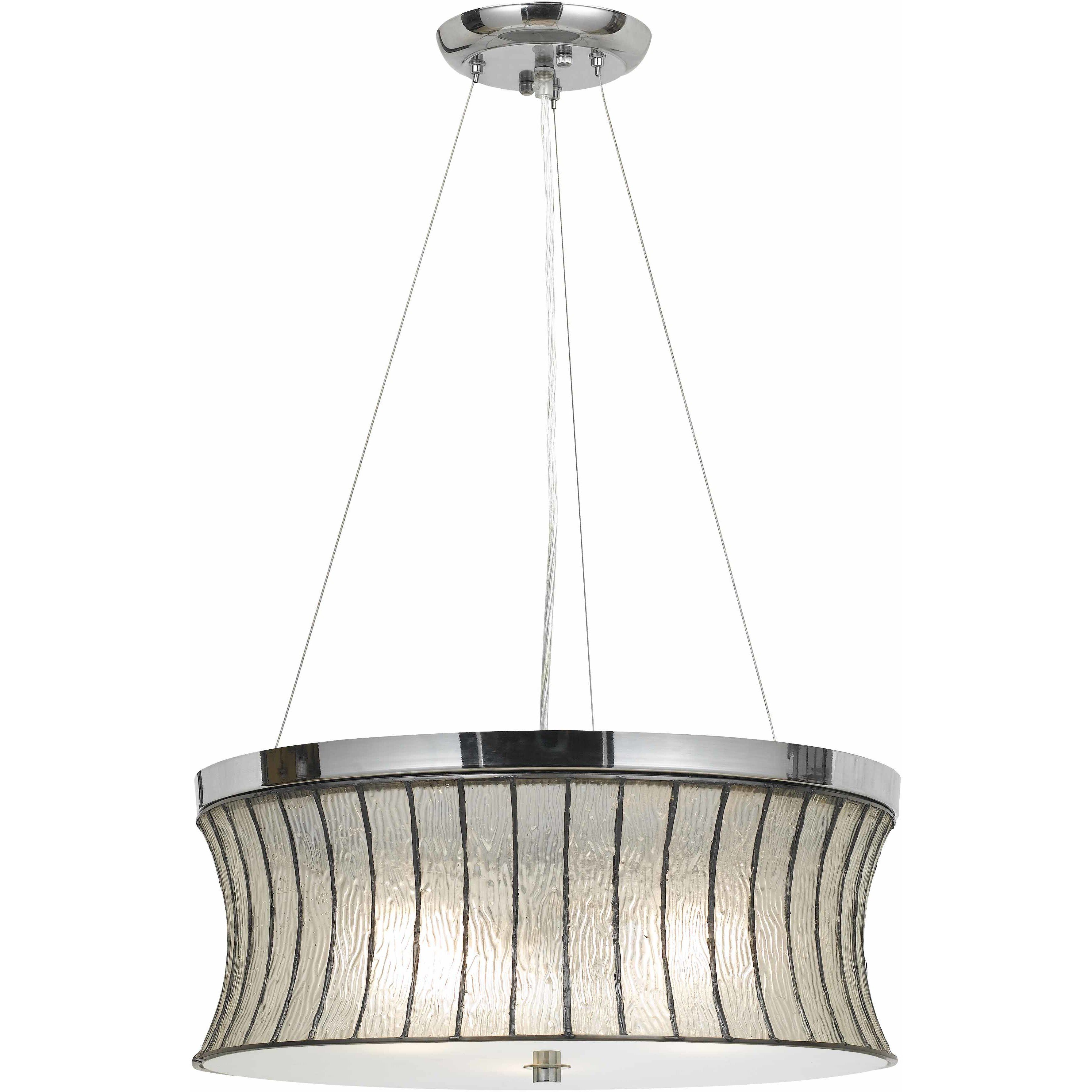 Signature 3 Light 18 inch Chrome Pendant Ceiling Light