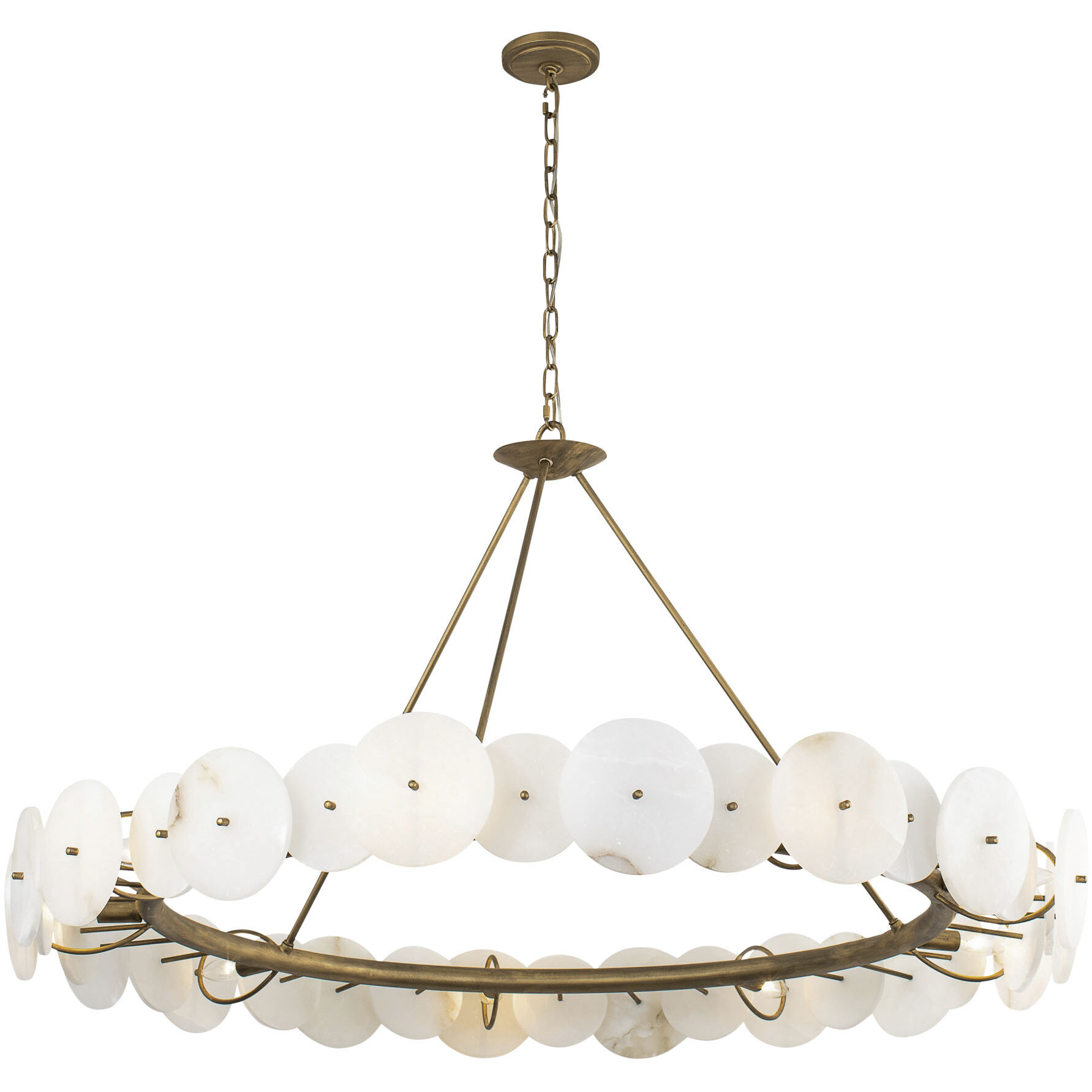 Cosmos 9 Light 48 inch Havana Gold Chandelier Ceiling Light, Smithsonian Collaboration