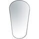 Pointless Exclamation 40 X 21.25 inch Black Wall Mirror