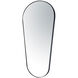 Pointless Exclamation 40 X 21.25 inch Black Wall Mirror
