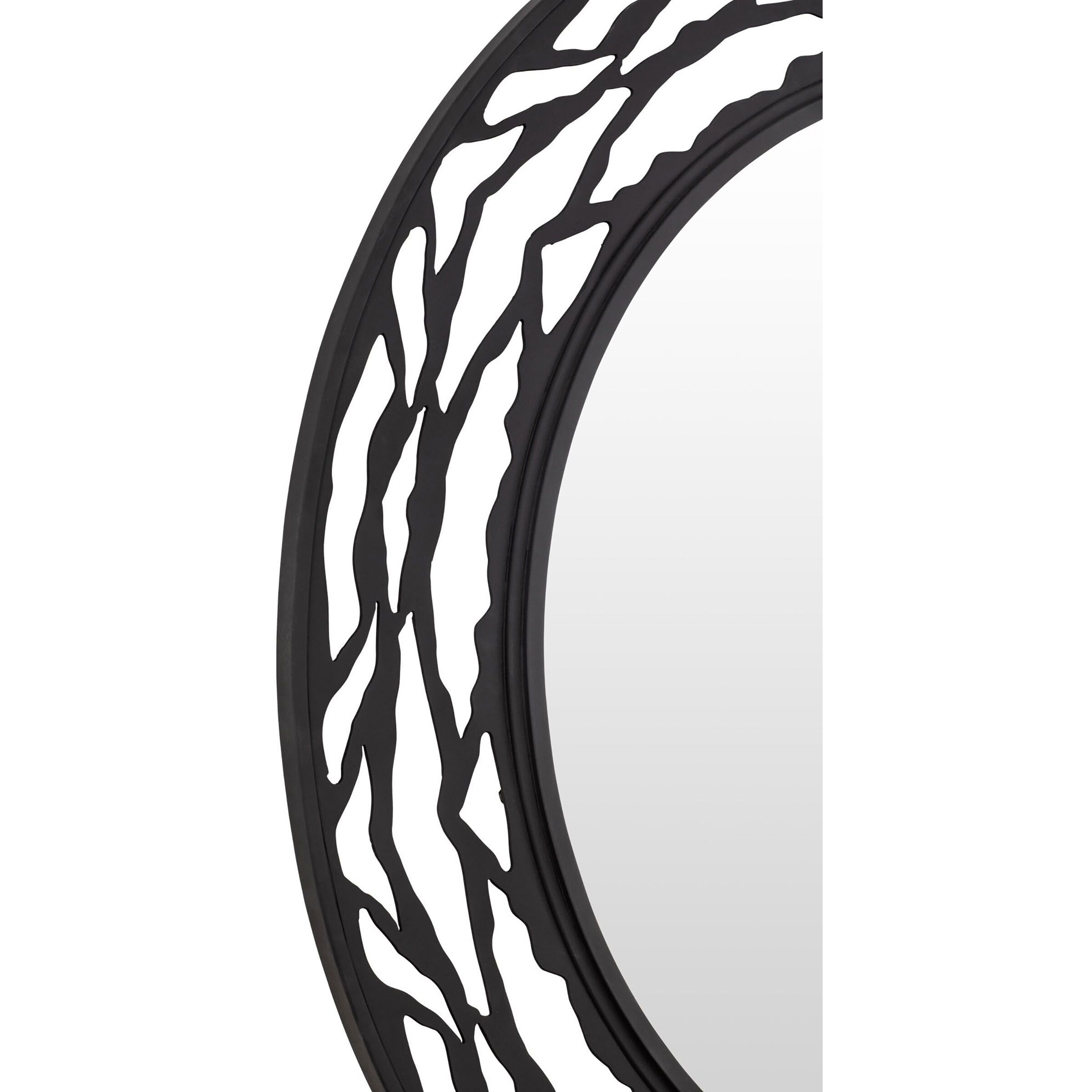 Kato 33 X 33 inch Carbon Wall Mirror, Smithsonian Collaboration