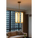 Mingle 3 Light 17 inch Satin Brass Pendant Ceiling Light