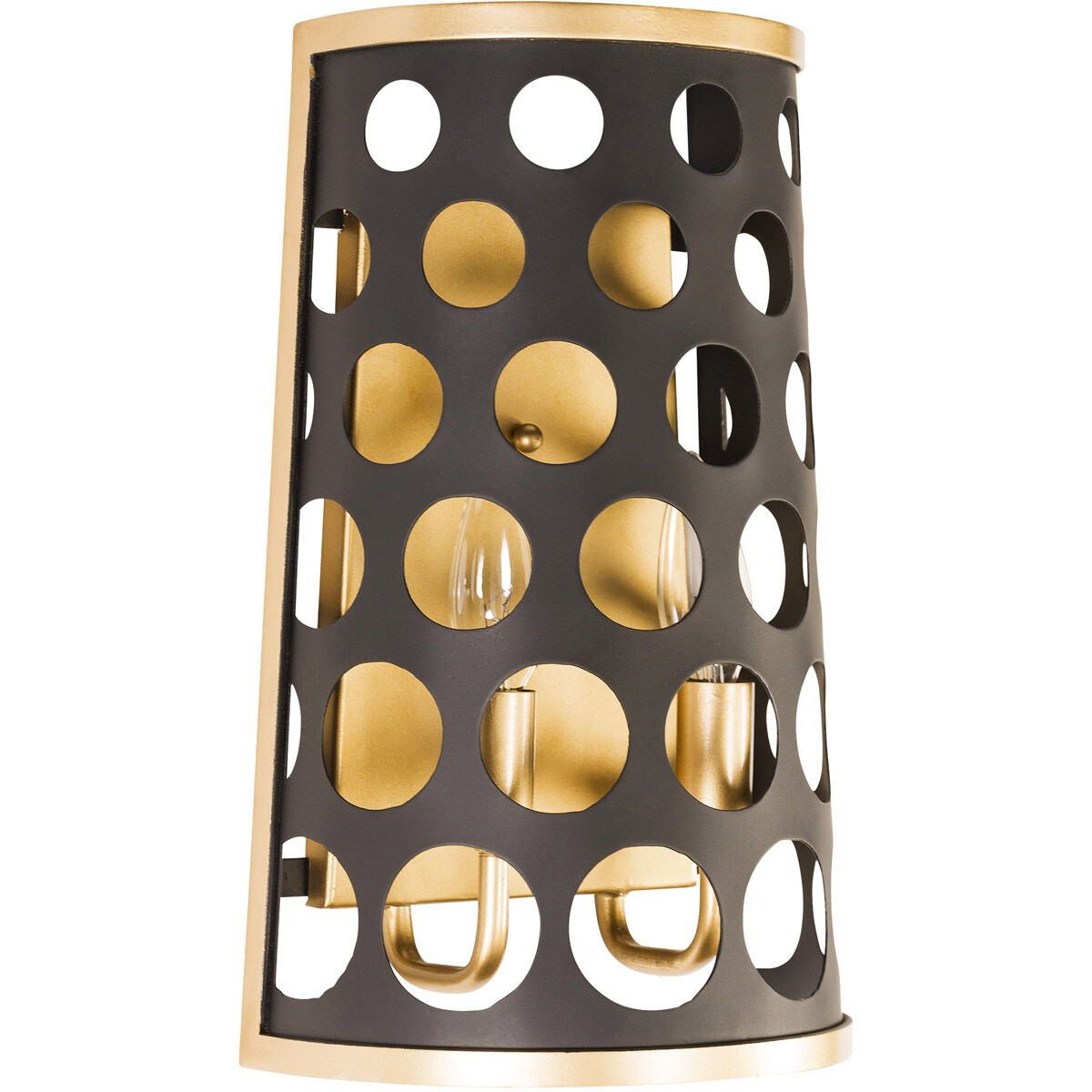Bailey 2 Light 8 inch Gold Sconce Wall Light