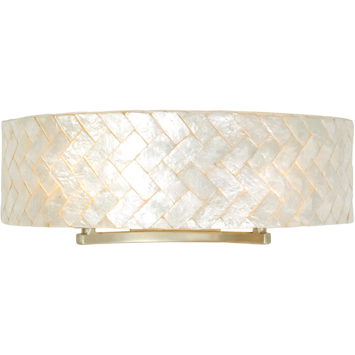 Capiz vanity light outlet