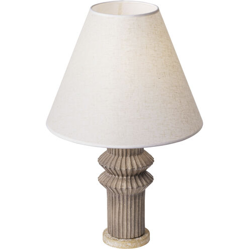 Primea 25.5 inch 100.00 watt Apothecary Gold and Glazed Taupe Table Lamp Portable Light