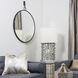 Stopwatch 33.25 X 30 inch Black Accent Wall Mirror, Varaluz Casa