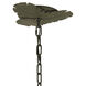 Banana Leaf 9 Light 35 inch Banana Leaf Chandelier Ceiling Light