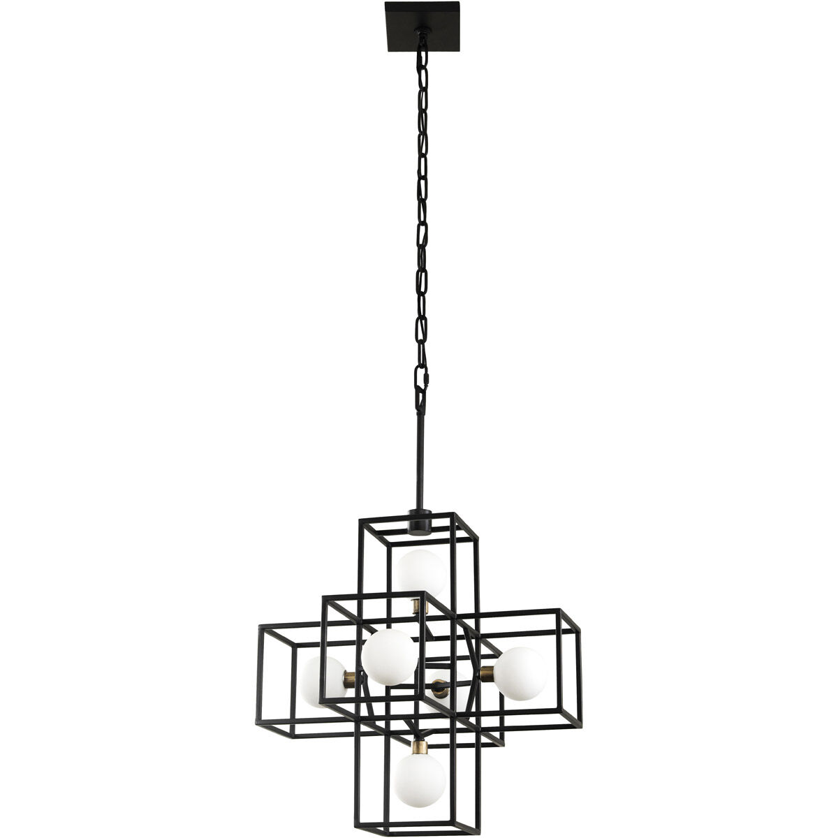 Plaza LED 17.5 inch Carbon and Havana Gold Pendant Ceiling Light