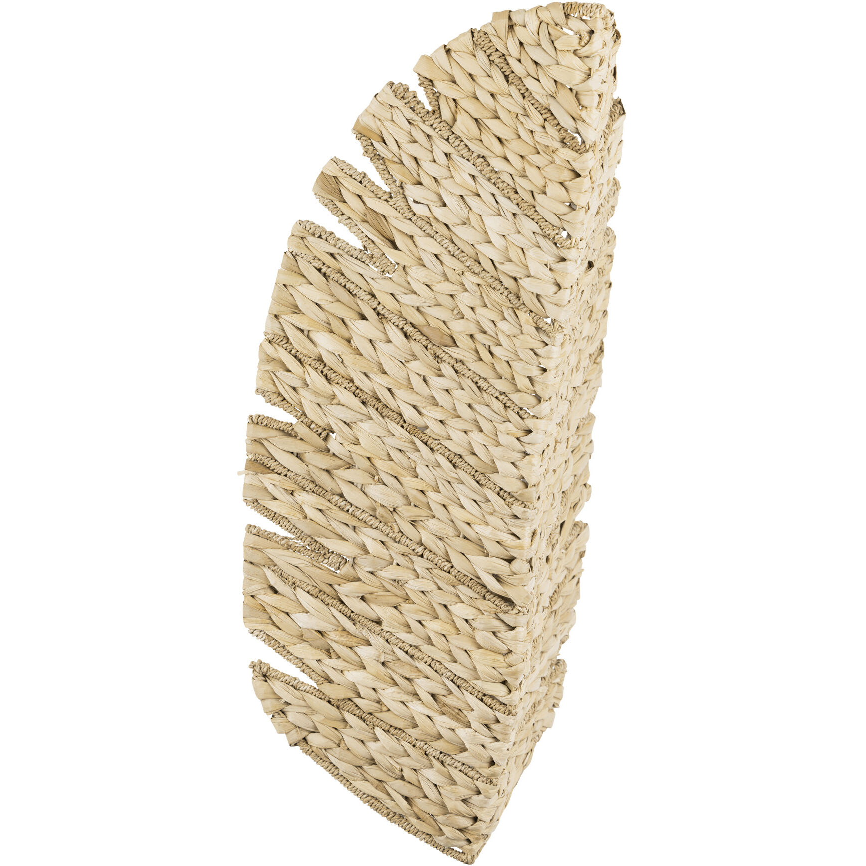 Banana Leaf 3 Light 12.25 inch French Gold with Natural Seagrass Wall Sconce Wall Light