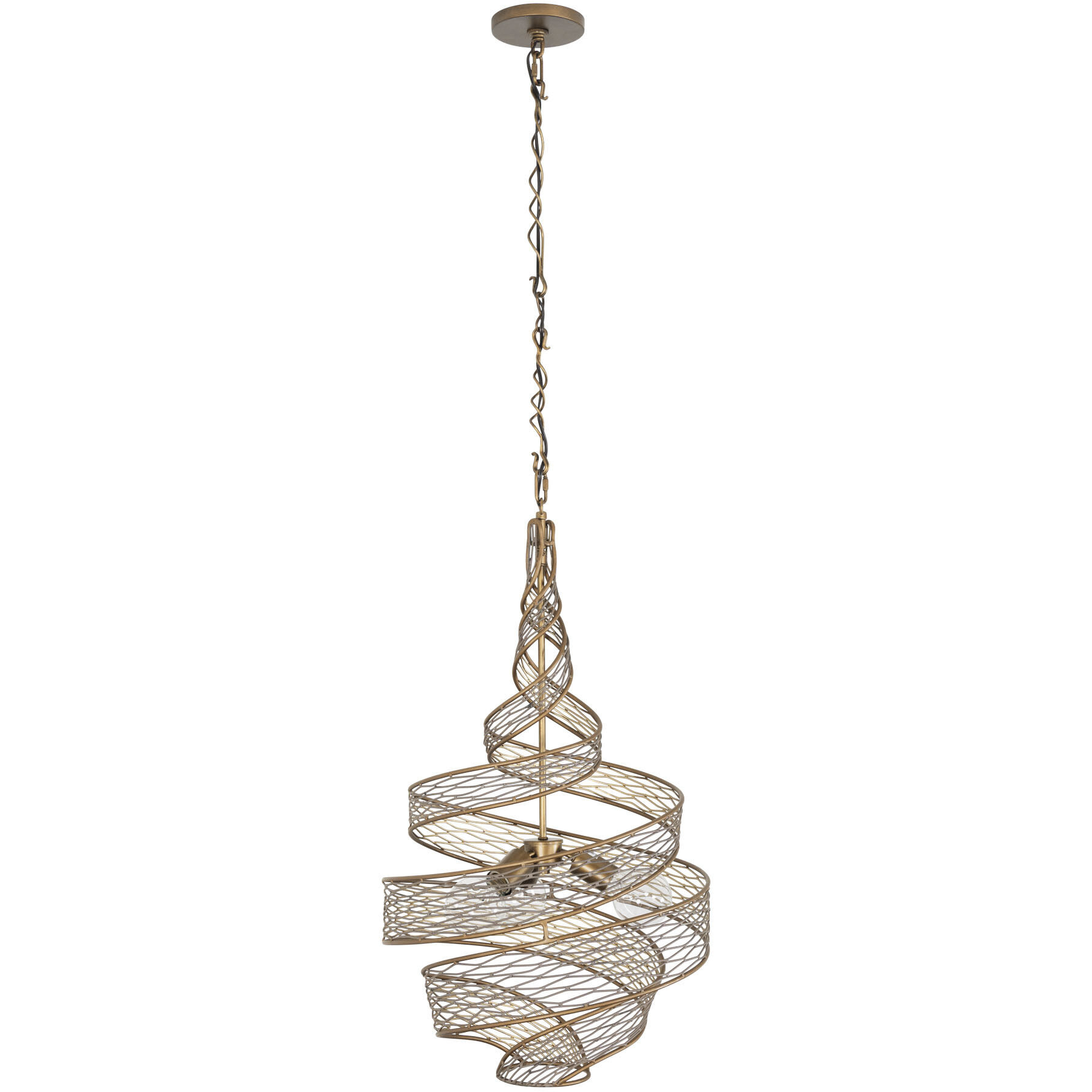 Flow 3 Light 18 inch Hammered Ore Pendant Ceiling Light