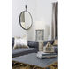 Stopwatch 33.25 X 30 inch Black Accent Wall Mirror, Varaluz Casa