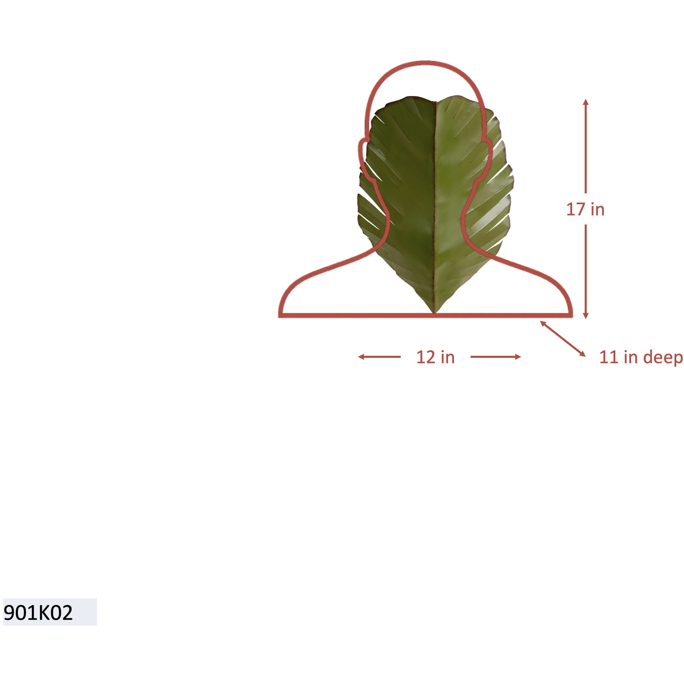 Banana Leaf 2 Light 12 inch Banana Leaf Wall Sconce Wall Light