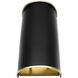 Coco 2 Light 8 inch Matte Black/French Gold Wall Sconce Wall Light