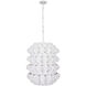 Swoon 6 Light 20 inch Matte White Foyer Pendant Ceiling Light, Smithsonian Collaboration