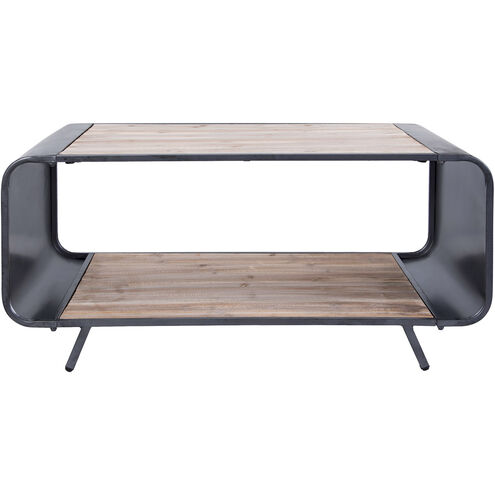 Varaluz Casa 43 X 24 inch Weathered Steel and Coastal Light Coffee Table/TV Stand, Varaluz Casa