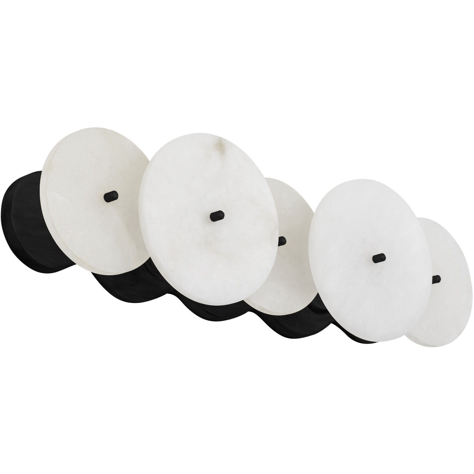 Cosmos 2 Light 20.5 inch Matte Black Vanity Light Wall Light, Smithsonian Collaboration