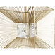 Arcade 1 Light 10 inch French Gold Pendant Ceiling Light