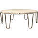 Devereaux 41 inch Chablis Silver Coffee Table