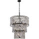 Windsor 13 Light 31.75 inch Carbon and Havana Gold Chandelier Ceiling Light