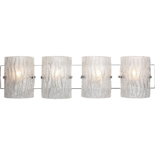 Brilliance 4 Light 31.15 inch Chrome Bath Vanity Wall Light