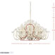 Wildflower 15 Light 40 inch Gold Dust/Artifact Chandelier Ceiling Light, Smithsonian Collaboration