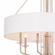 Barcelona 9 Light 38 inch Transcend Silver Pendant Ceiling Light