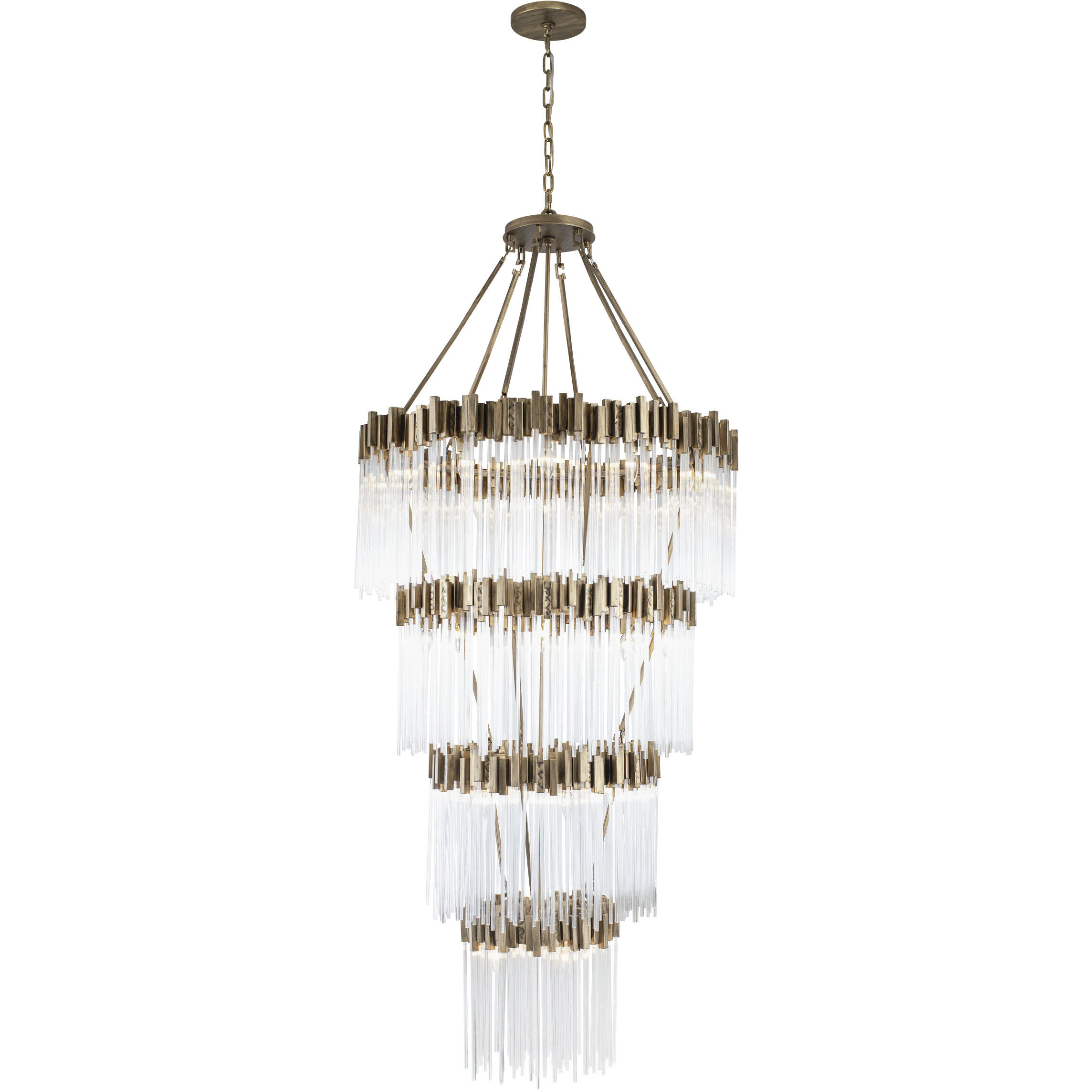 Matrix 30 Light 40 inch Havana Gold Chandelier Ceiling Light