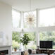 Orbital 20 Light 24 inch Gold Dust Pendant Ceiling Light