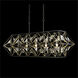 Marcia 5 Light 42 inch Matte Black/French Gold Linear Pendant Ceiling Light