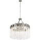Matrix 10 Light 30 inch Rainy Night Chandelier Ceiling Light