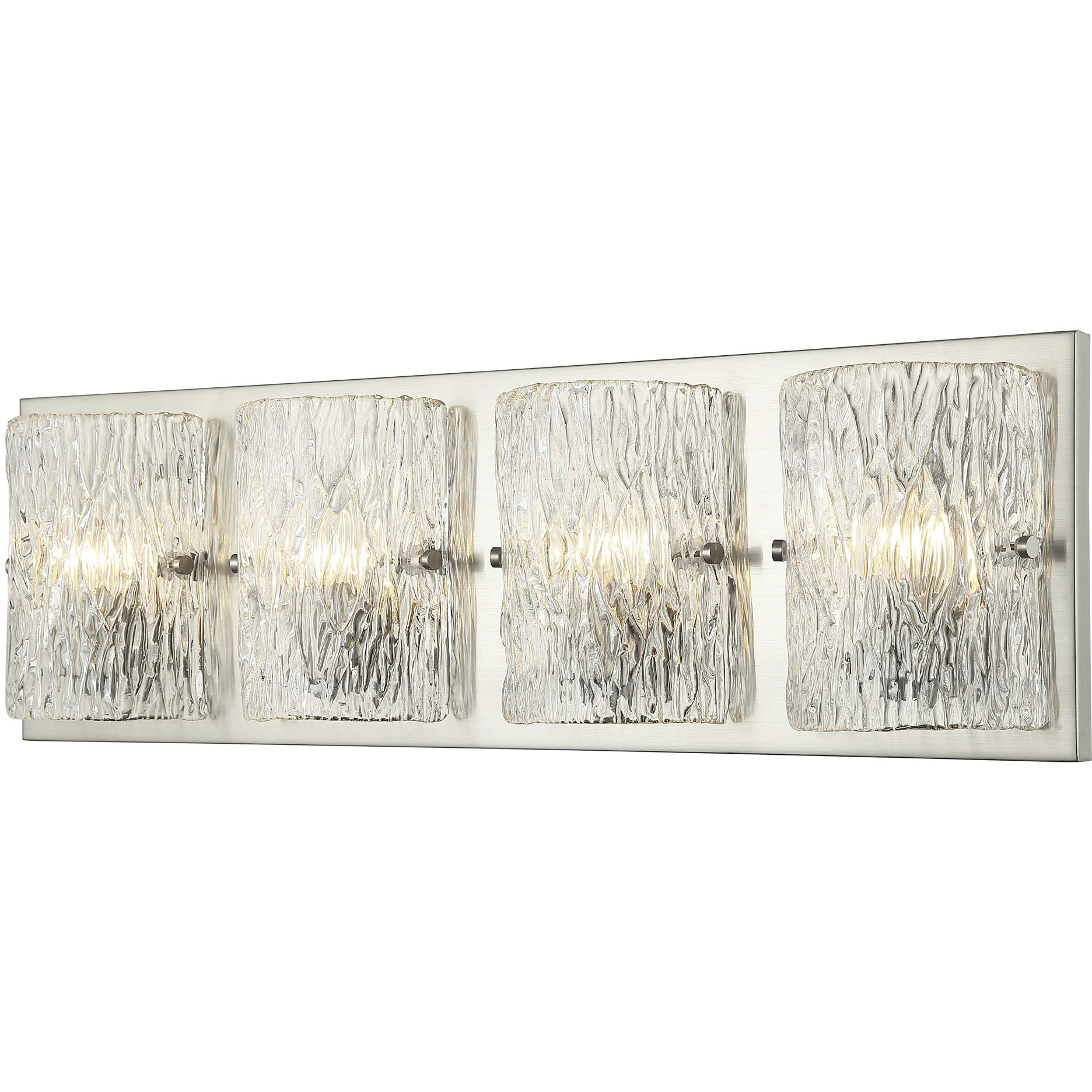 Morgan 4 Light 31 inch Brushed Nickel Bath Vanity Light Wall Light