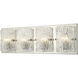 Morgan 4 Light 31 inch Brushed Nickel Bath Vanity Light Wall Light