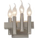 Collette 4 Light 8 inch Satin Nickel Bath Vanity Light Wall Light in Right, Right