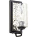 Hammer Time 1 Light 5 inch Carbon/Polished Stainless Wall Sconce Wall Light