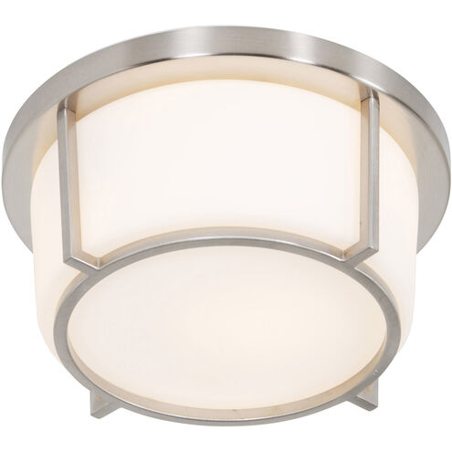 Smart 1 Light 10 inch Satin Nickel Flush Mount Ceiling Light