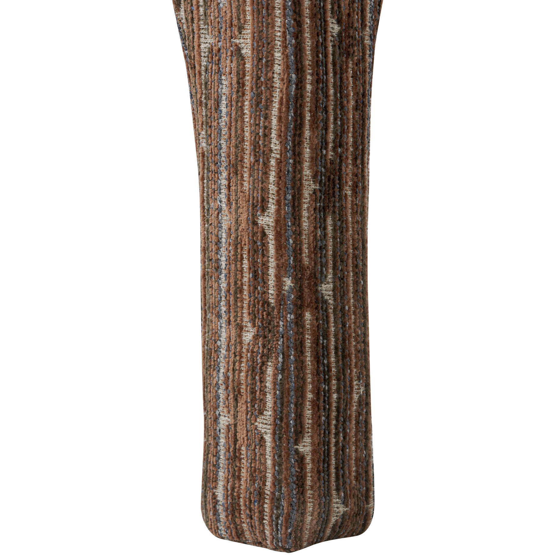 Continental Side Table in Dark Brown Oak with Geo