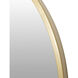 Stopwatch 43.25 X 40 inch Gold Accent Mirror