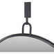 Stopwatch 33.25 X 30 inch Black Accent Wall Mirror, Varaluz Casa