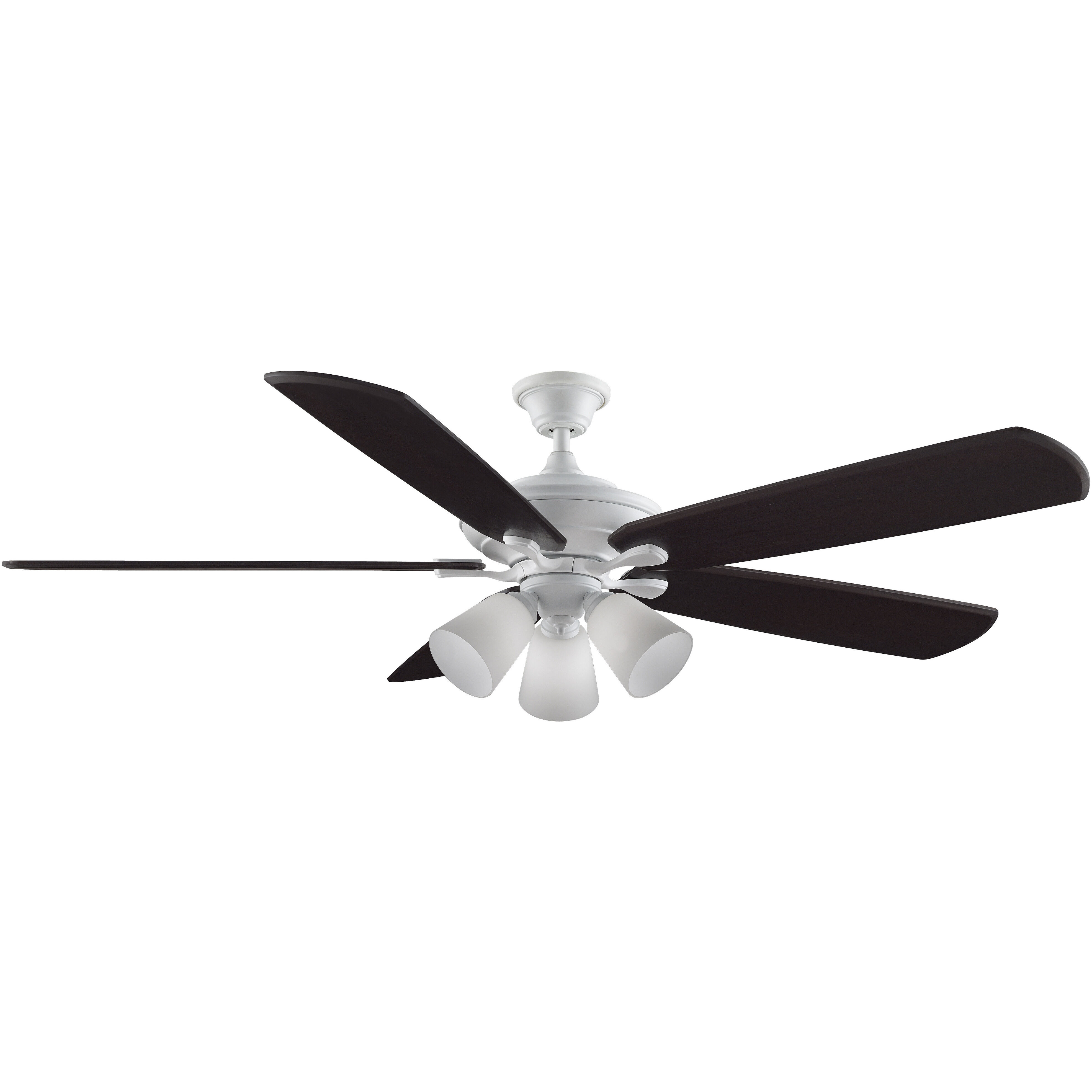 myFanimation Matte White Fan Motor Only, Blades Sold Separately, Motor Only