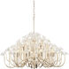 Wildflower 15 Light 40 inch Gold Dust Chandelier Ceiling Light, Smithsonian Collaboration