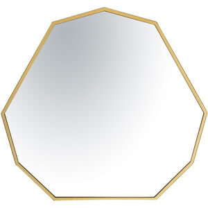 Hex No 30 X 28 inch Gold Wall Mirror, Tamara Day Collaboration