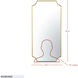 Carlton 50 X 24 inch Gold Wall Mirror, Tamara Day Collaboration