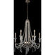 Barcelona 6 Light 27 inch Transcend Silver Chandelier Ceiling Light