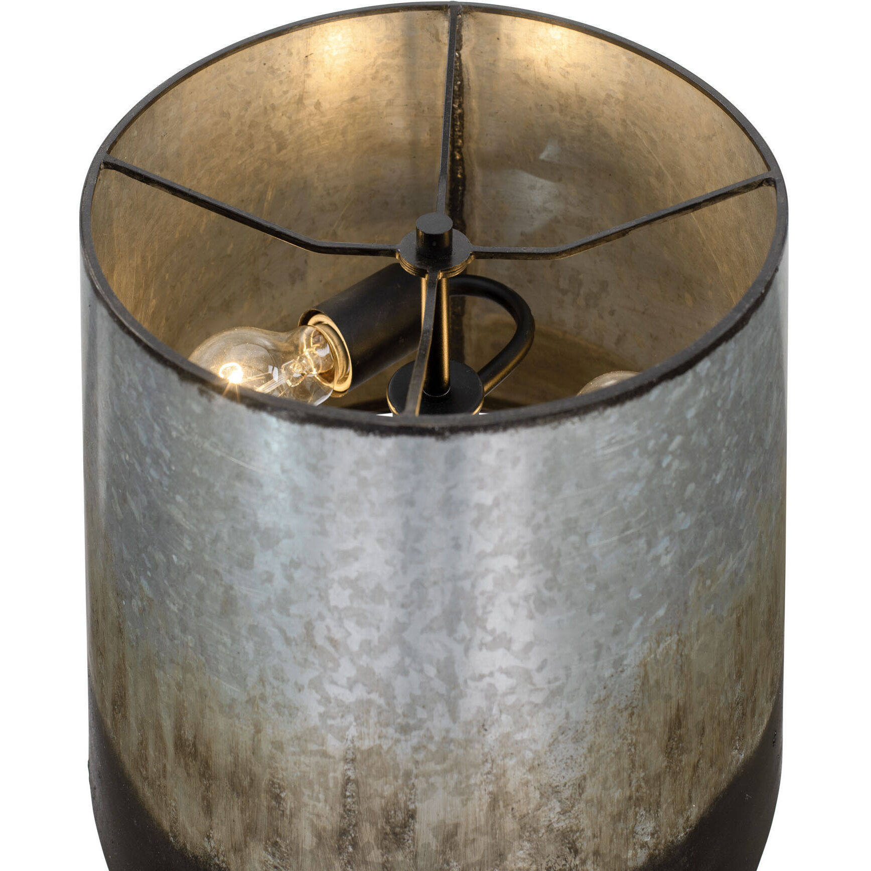 Cannery 33 inch 5 watt Ombre Galvanized Buffet Table Lamp Portable Light