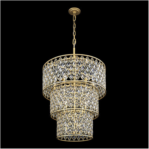 Windsor 13 Light 32 inch French Gold and Matte Black Chandelier Ceiling Light