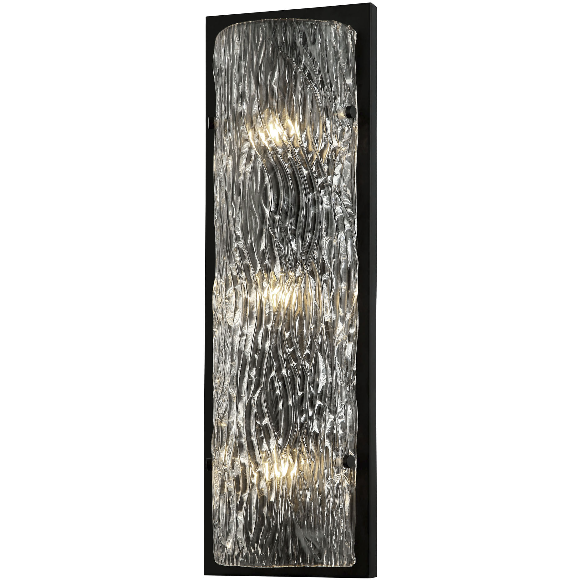 Morgan 3 Light 7.5 inch Black ADA Wall Sconce Wall Light